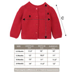 Baby Girl Knit Cardigan Long Sleeve Sweater LILAX