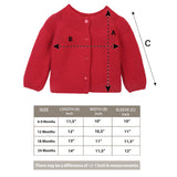 Baby Girl Knit Cardigan Long Sleeve Sweater LILAX