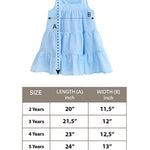 Little Girls' Layered Sundress - 100% Cotton Toddler Easter or Summer Dress LILAX