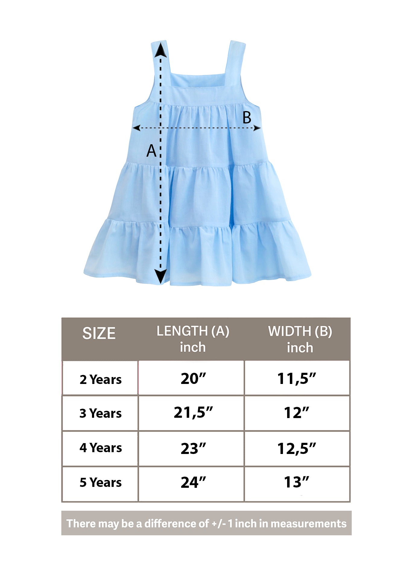 Little Girls' Layered Sundress - 100% Cotton Toddler Easter or Summer Dress LILAX