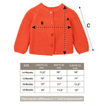 Baby Girl Knit Cardigan Long Sleeve Sweater LILAX