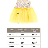 Little Girls' Colorful Short Sleeve Dress - 100% Cotton Toddler Party Gown LILAX