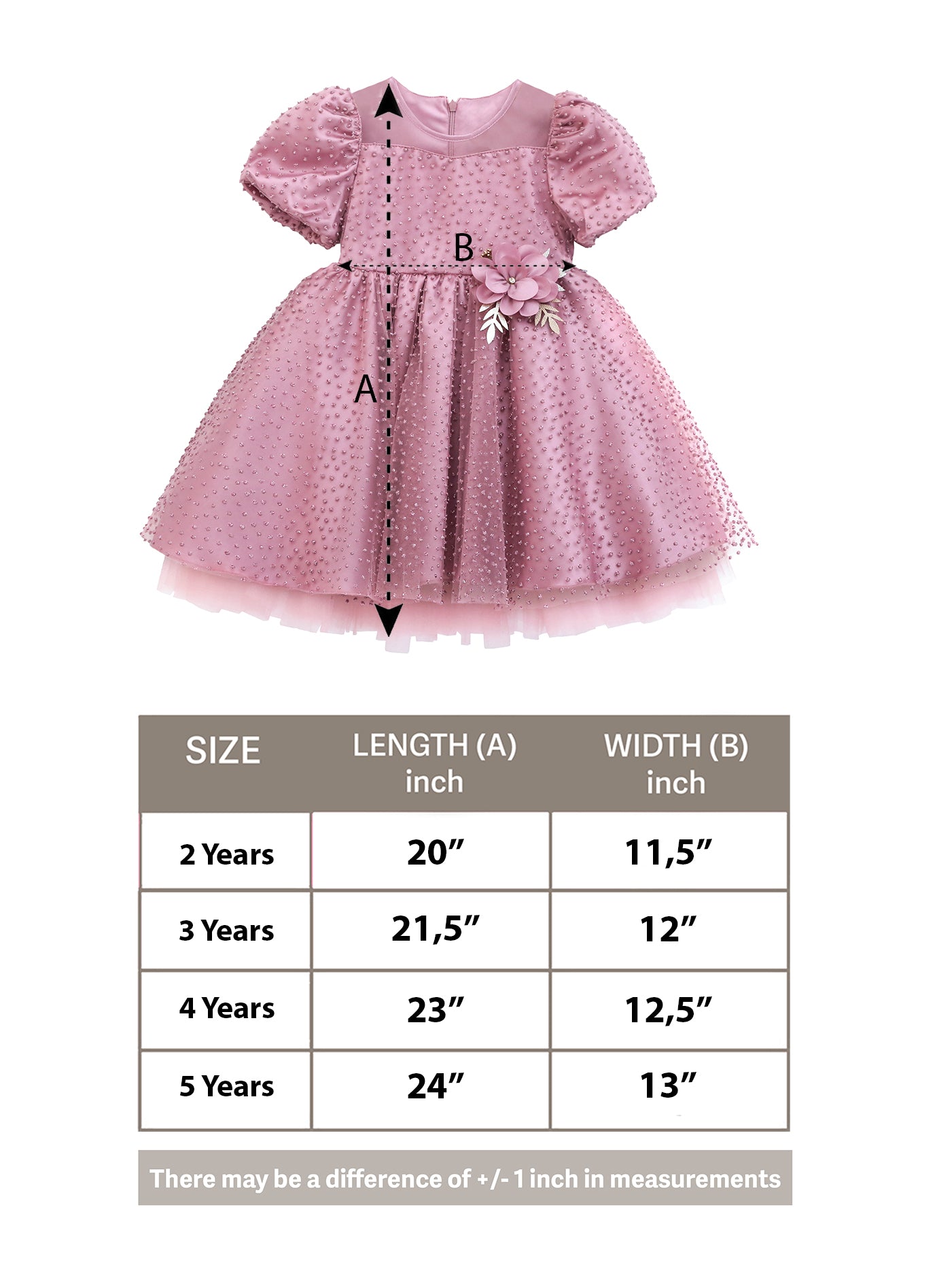 Little Girl's Sparkly Tulle Dress, Elegant Princess Dress LILAX