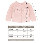 Baby Girl Knit Cardigan Long Sleeve Sweater LILAX