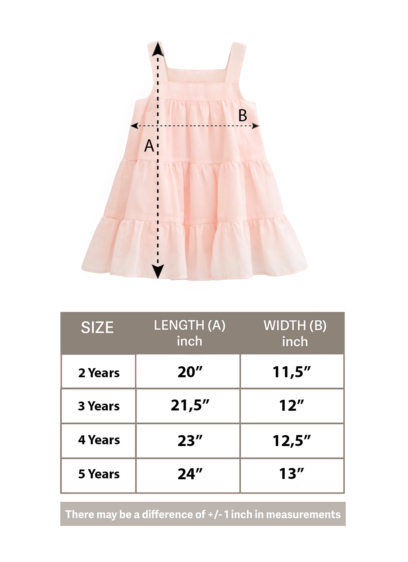 Little Girls' Layered Sundress - 100% Cotton Toddler Easter or Summer Dress LILAX