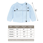 Baby Girl Knit Cardigan Long Sleeve Sweater LILAX