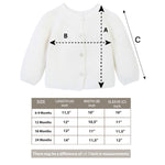 Baby Girl Knit Cardigan Long Sleeve Sweater LILAX