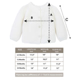 Baby Girl Knit Cardigan Long Sleeve Sweater LILAX