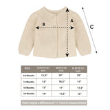 Baby Girl Knit Cardigan Long Sleeve Sweater LILAX