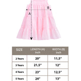 Little Girls' Layered Sundress - 100% Cotton Toddler Easter or Summer Dress LILAX