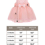 Baby Girls' Lace Dot Tulle Dress Pageant Sleeveless Party Wedding Outfit 3 Piece LILAX