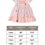 Little Girls' Short Sleeve Dress - Toddler Party Dress LILAX