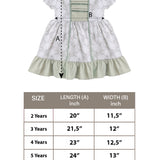 Little Girls' Short Sleeve Dress - Toddler Party Dress LILAX