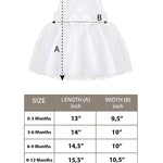 Baby Girls' Lace Dot Tulle Dress Pageant Sleeveless Party Wedding Outfit 3 Piece LILAX