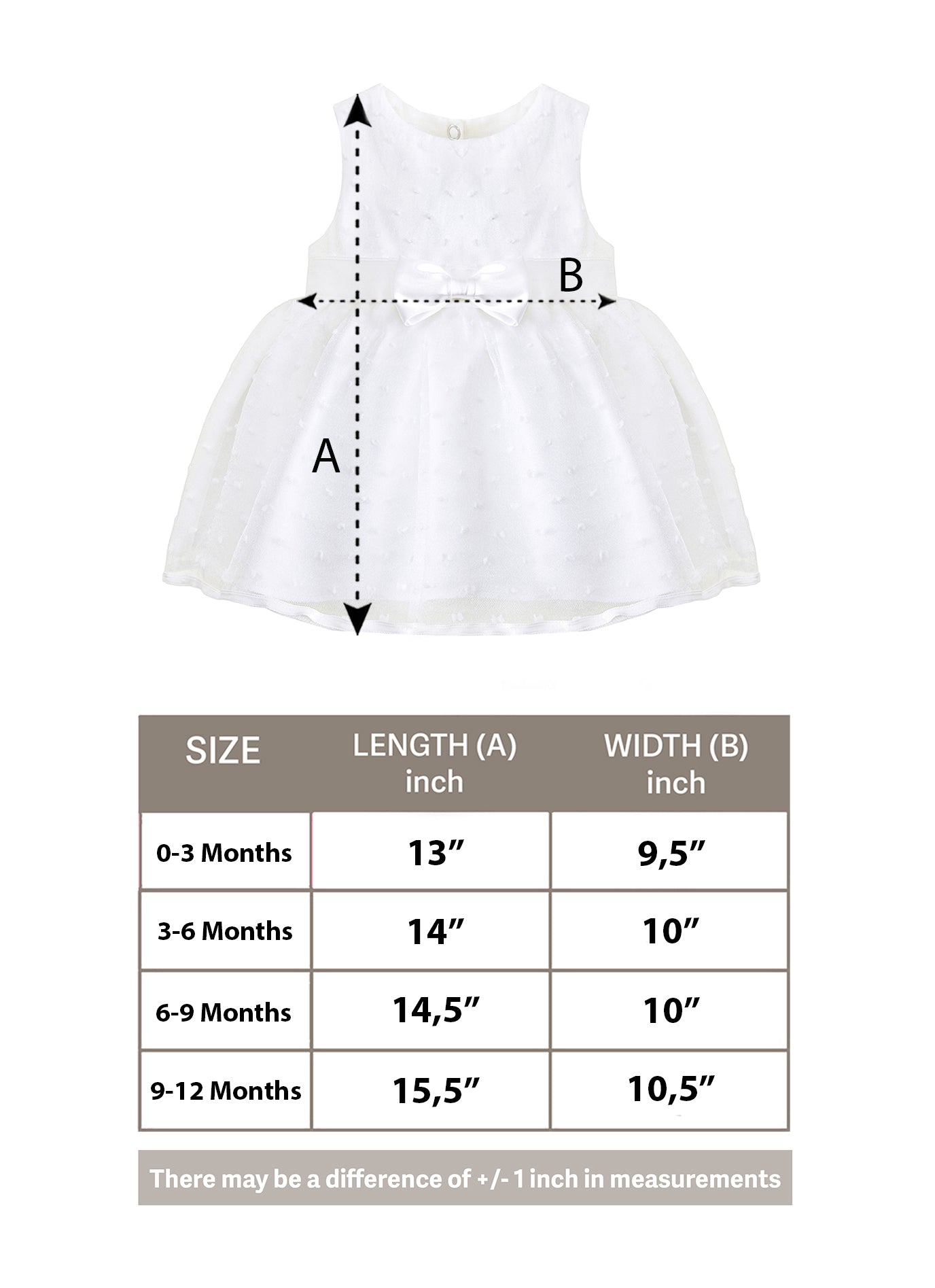 Baby Girls' Lace Dot Tulle Dress Pageant Sleeveless Party Wedding Outfit 3 Piece LILAX