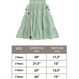 Little Girls' Layered Sundress - 100% Cotton Toddler Easter or Summer Dress LILAX