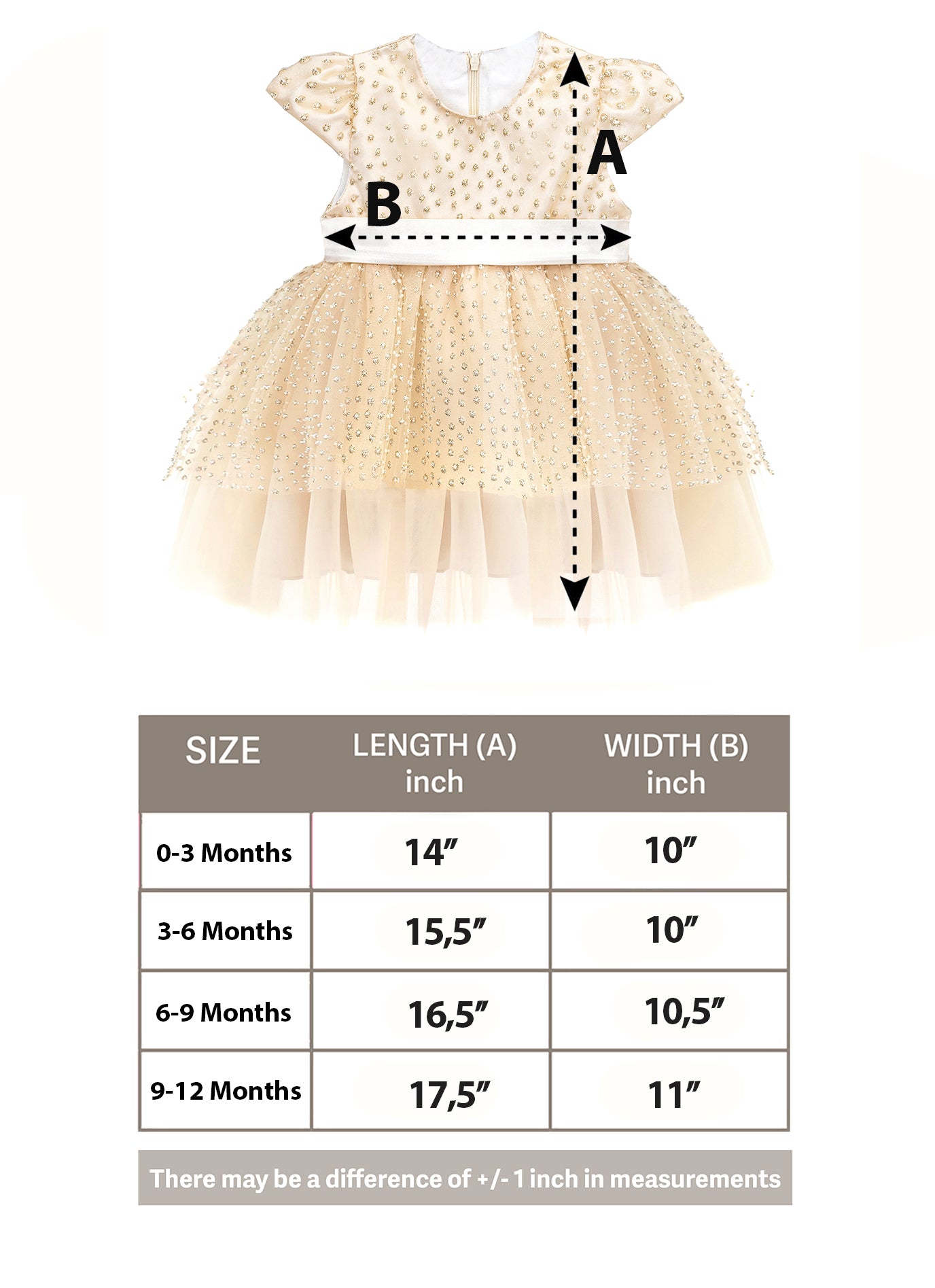 Baby Girls' Sparkly Tulle Dress, Glitter Polka Dots Princess Gown with Matching Headband and Shoes LILAX