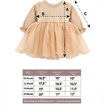 Princess Dress for Baby Girl with Long Sleeve Butterfly Wing and Tulle Perfect for Parties LILAX