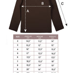 Girls' Basic Mock Turtleneck Long Sleeve Cotton Solid T-Shirt / 5 to 8 Years LILAX