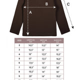 Girls' Basic Mock Turtleneck Long Sleeve Cotton Solid T-Shirt / 9 to 12 Years LILAX