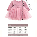 Princess Dress for Baby Girl with Long Sleeve Butterfly Wing and Tulle Perfect for Parties LILAX