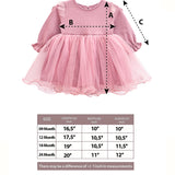 Princess Dress for Baby Girl with Long Sleeve Butterfly Wing and Tulle Perfect for Parties LILAX