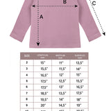 Girls' Basic Crewneck Long Sleeve Cotton T-Shirt / 11-12 Years LILAX