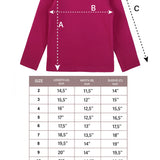 Girls' Basic Mock Turtleneck Long Sleeve Cotton Solid T-Shirt / Toddler LILAX