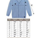 V-Neck Cardigan Sweater for Boys - Featuring Button Closure, Toddler to Youth