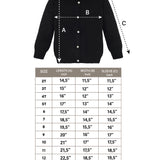 Girls' Classic Knit Cardigan Long Sleeve Button Closure Sweater 2 Years to 12 Years LILAX