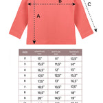 Girls' Basic Crewneck Long Sleeve Cotton T-Shirt / 11-12 Years LILAX