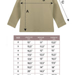 Girls' Basic Crewneck Long Sleeve Cotton T-Shirt  / 5 to 7 Years lilax