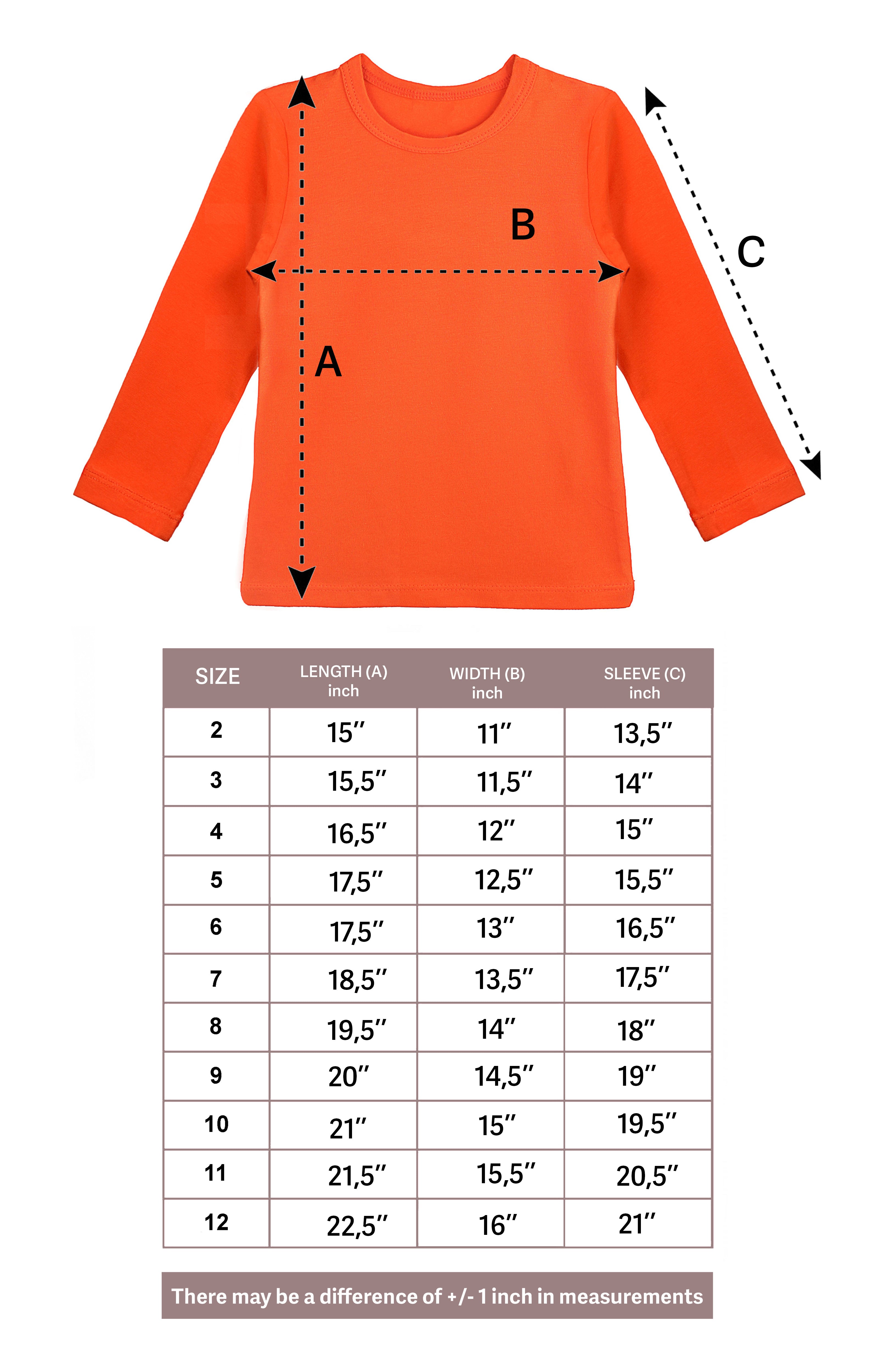 Girls' Basic Crewneck Long Sleeve Cotton T-Shirt  / 5 to 7 Years lilax