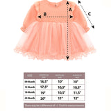 Princess Dress for Baby Girl with Long Sleeve Butterfly Wing and Tulle Perfect for Parties LILAX