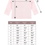 Girls' Basic Crewneck Long Sleeve Cotton T-Shirt / 8 to 10 Years LILAX