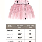 Baby Girls' Sparkly Tulle Dress, Glitter Polka Dots Princess Gown with Matching Headband and Shoes LILAX