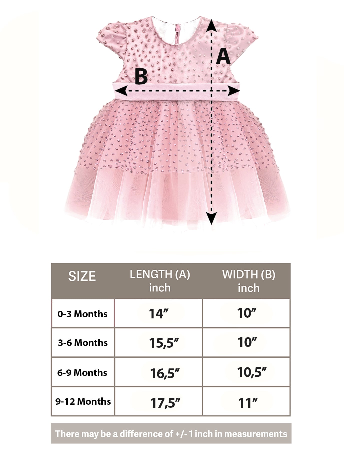 Baby Girls' Sparkly Tulle Dress, Glitter Polka Dots Princess Gown with Matching Headband and Shoes LILAX