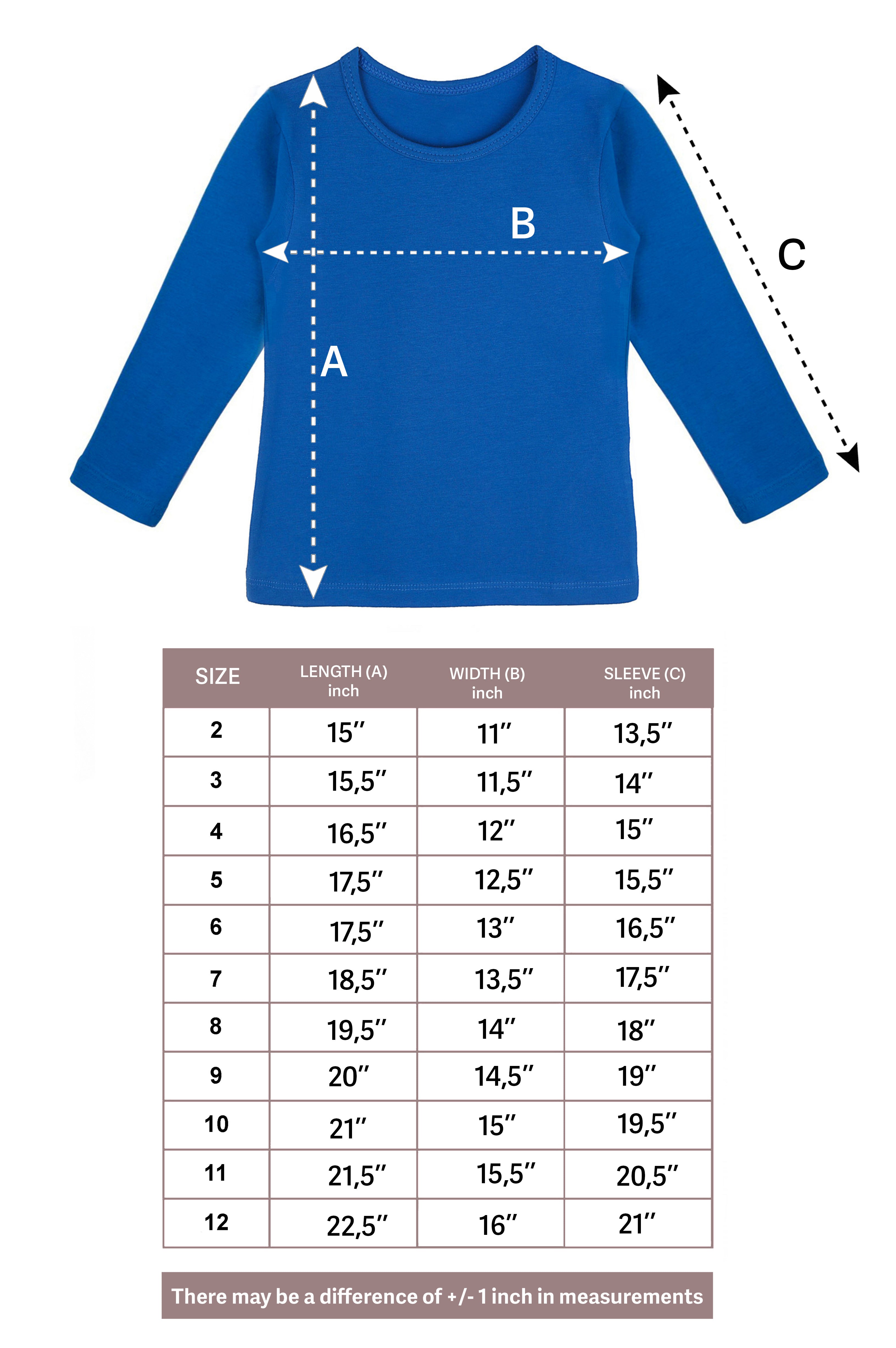 Girls' Basic Crewneck Long Sleeve Cotton T-Shirt  / 5 to 7 Years lilax