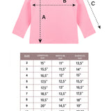 Girls' Basic Crewneck Long Sleeve Cotton T-Shirt  / 5 to 7 Years lilax