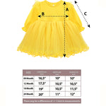 Princess Dress for Baby Girl with Long Sleeve Butterfly Wing and Tulle Perfect for Parties LILAX