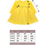 Princess Dress for Baby Girl with Long Sleeve Butterfly Wing and Tulle Perfect for Parties LILAX