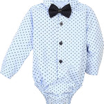 Formal Gentlemen's 4-Piece Set: Vest - Pants - Bowtie and Schoulders Strap Ensemble for Baby Boys LILAX