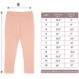 Girls' Basic Soft Leggings Solid Full Length Cotton / 9 to 12 Years LILAX