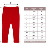 Girls' Basic Soft Leggings Solid Full Length Cotton / 9 to 12 Years LILAX