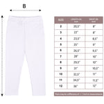 Girls' Basic Soft Leggings Solid Full Length Cotton / 9 to 12 Years LILAX