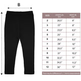 Girls' Basic Soft Leggings Solid Full Length Cotton / 9 to 12 Years LILAX