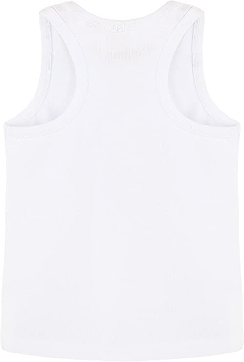 Girls' Soft Solid Cotton Blend Racerback Tank Top / 5 to 7 Years LILAX