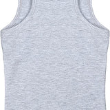 Girls' Soft Solid Cotton Blend Racerback Tank Top / 5 to 7 Years LILAX