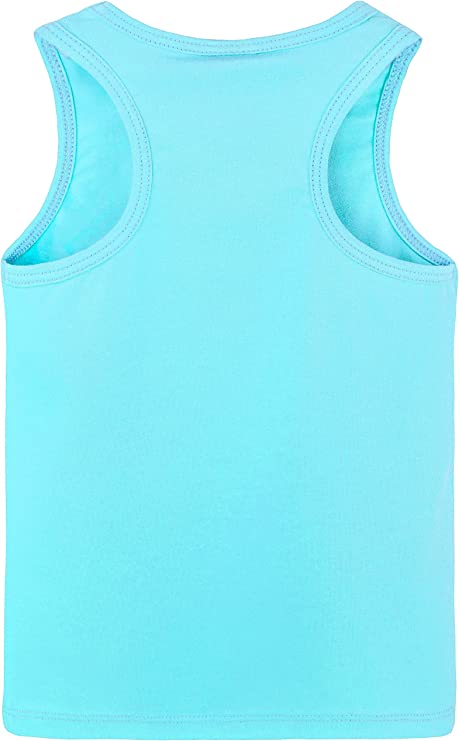 Girls' Soft Solid Cotton Blend Racerback Tank Top / Toddler LILAX