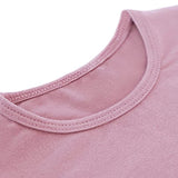 Girls' Basic Crewneck Long Sleeve Cotton T-Shirt / Toddler LILAX